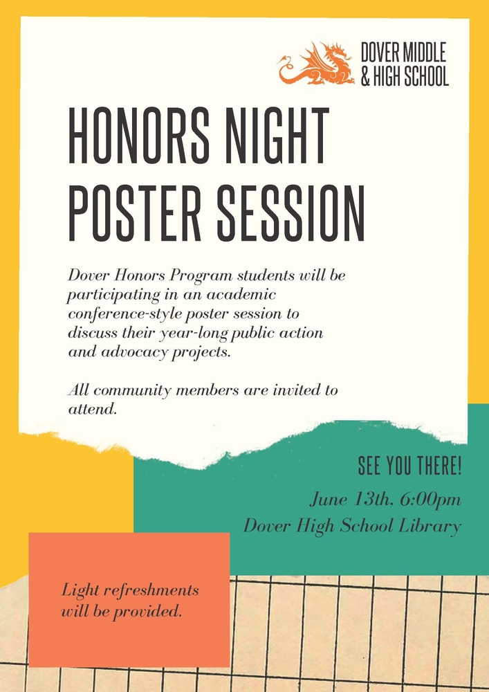 Honors Night Poster Session - June 13th