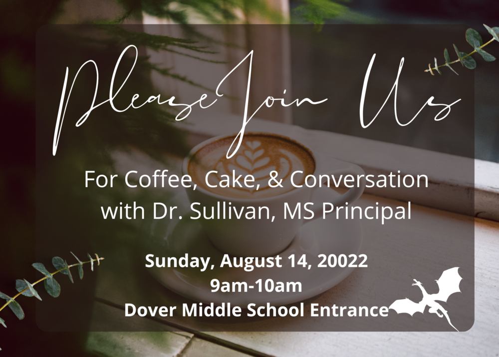 Coffee, Cake & Conversation with Dr. Sullivan