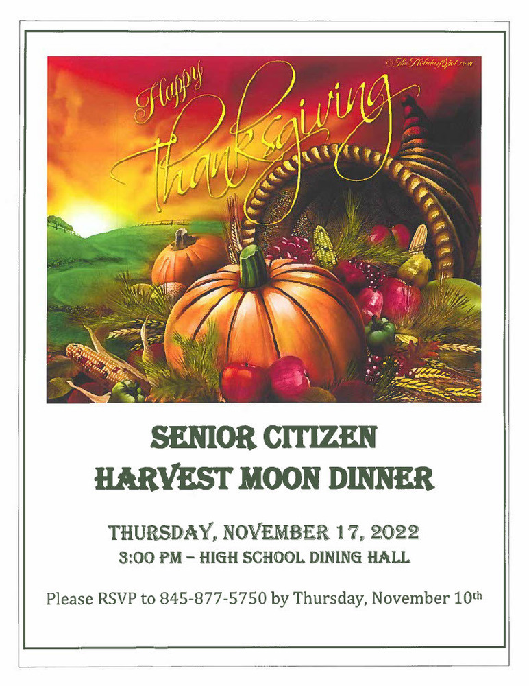 Senior Citizen Harvest Moon Dinner