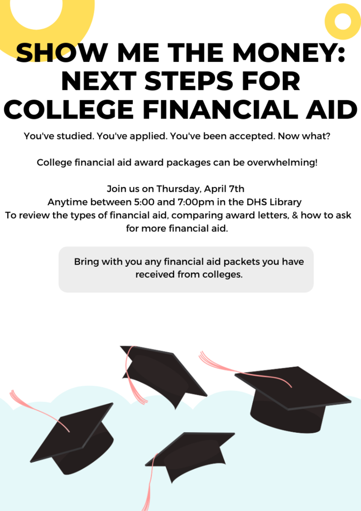 Show Me The Money: Next Steps for College Financial Aid