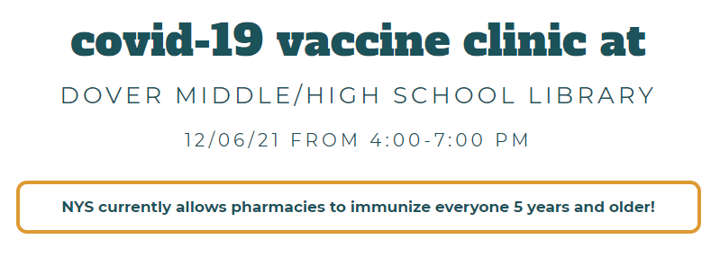 Vaccine Clinic for Ages 5+